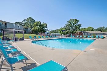 Two sparkling swimming pools